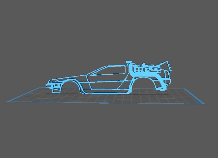 DeLorean - DMC 12 come back to the futur Wall Art